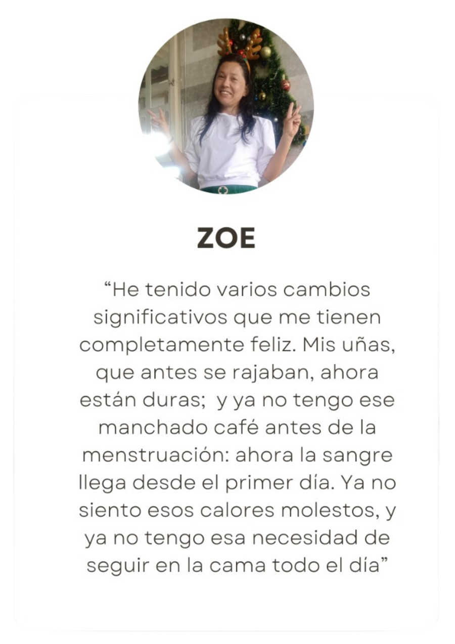 Testimonio Botiquín Hormonal