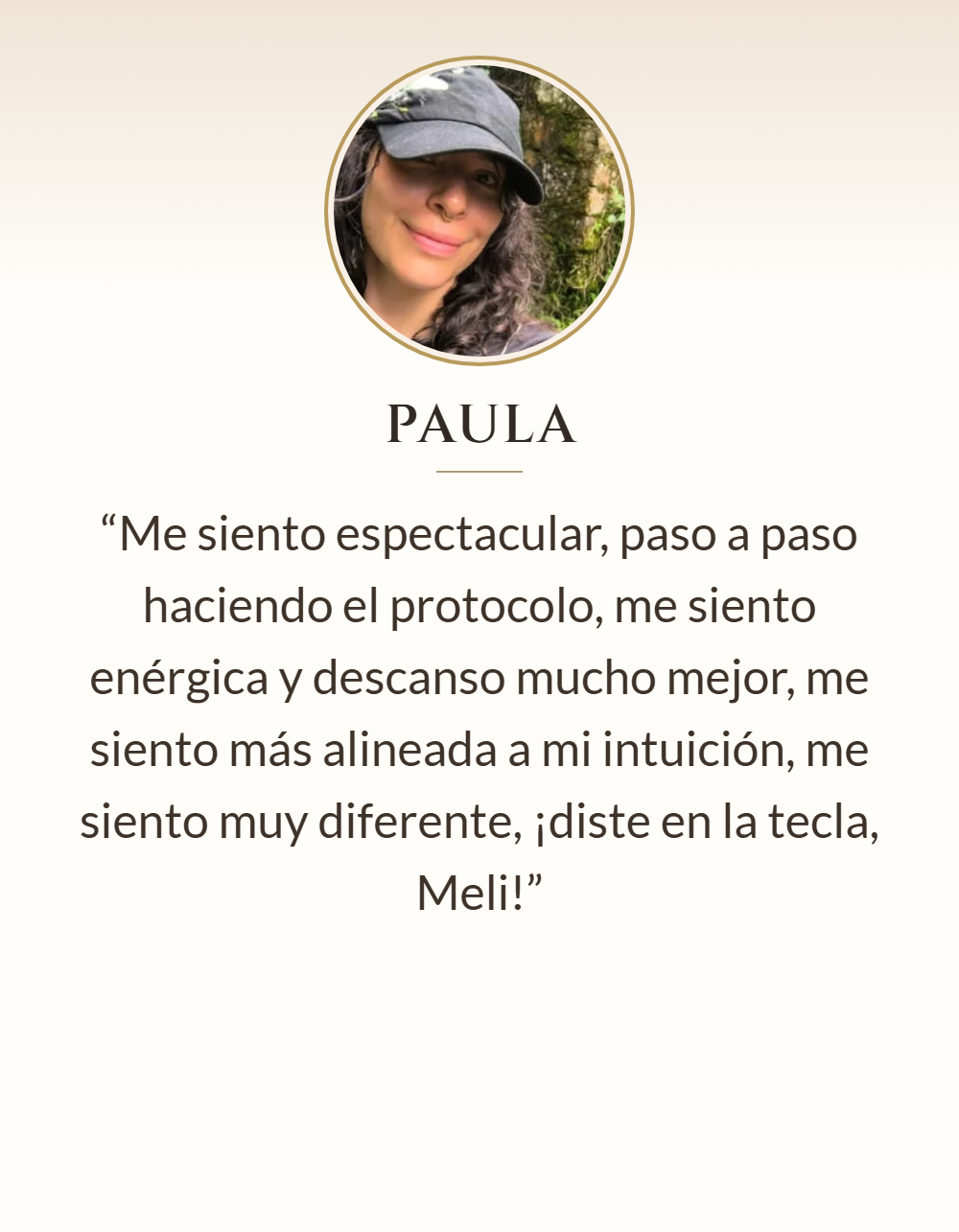 Testimonio de Paula – Estrogen Free